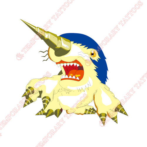 Digital Monsters Customize Temporary Tattoos Stickers NO.3533